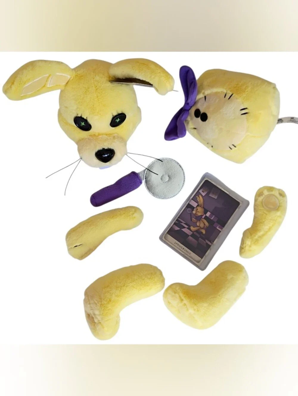 HEX x Five Nights at Freddy's Spring Bonnie Magnetic Plush • Parts & Service NWT